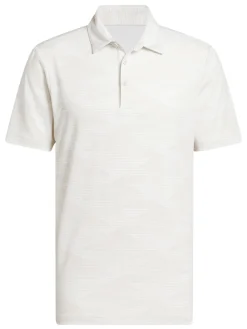 Adidas Ultimate365 Speed Stripe Polo Shirt - Alumina/White