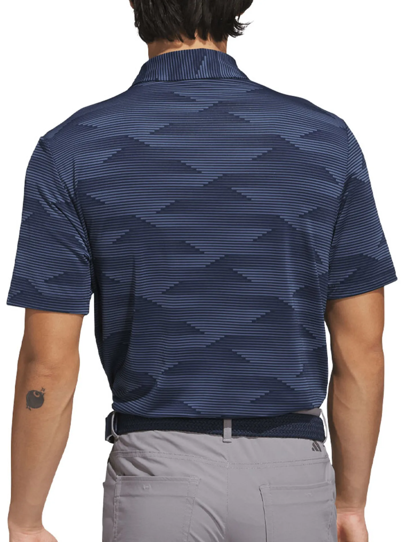 Adidas Ultimate365 Speed Stripe Polo Shirt - Collegiate Navy/Preloved Ink