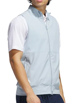 Adidas Ultimate365 Tour Full-Zip Vest - Wonder Blue
