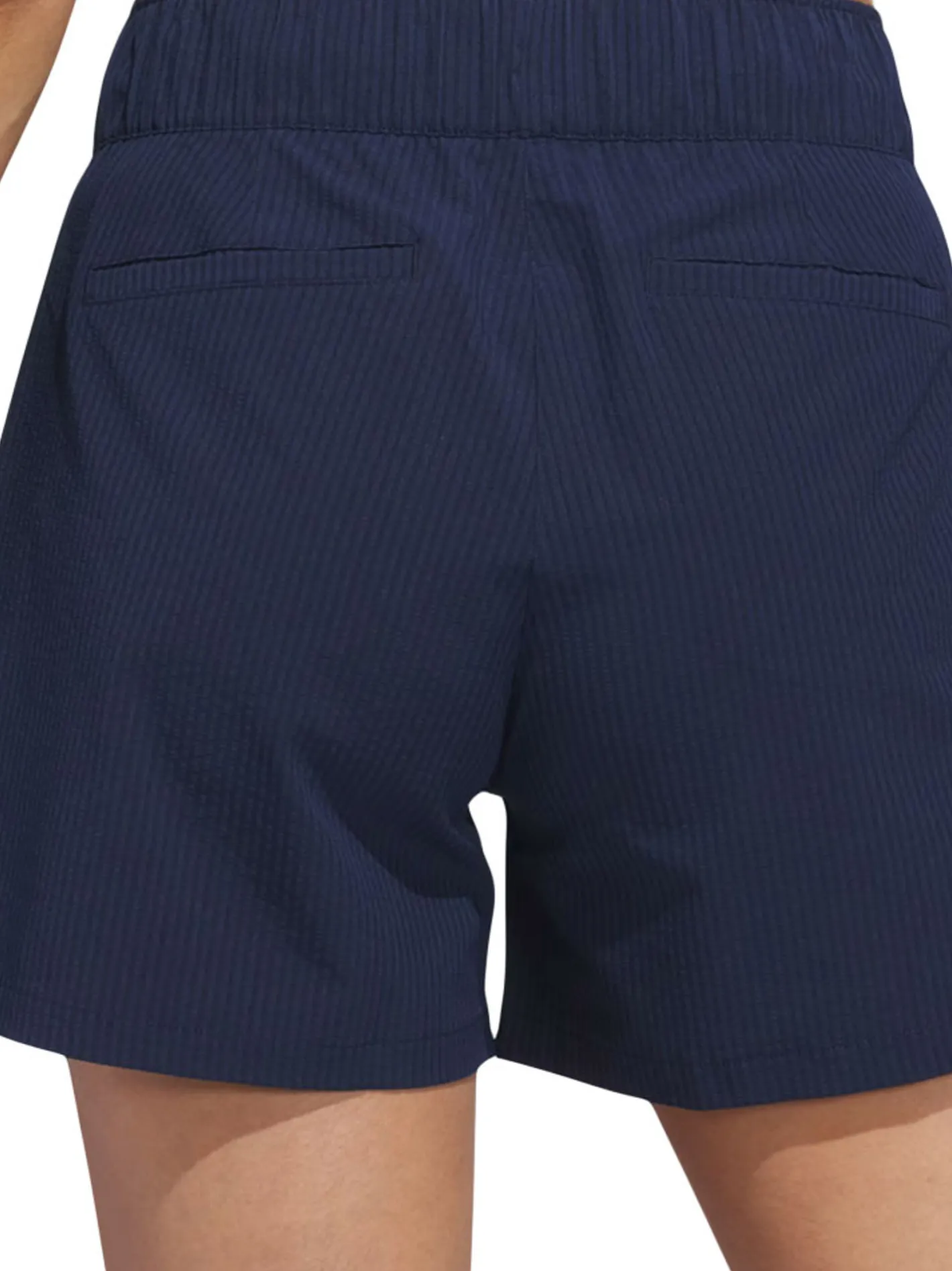 Women Adidas Womens Go-To Pleated 5-Inch Short - Collegiate Navy