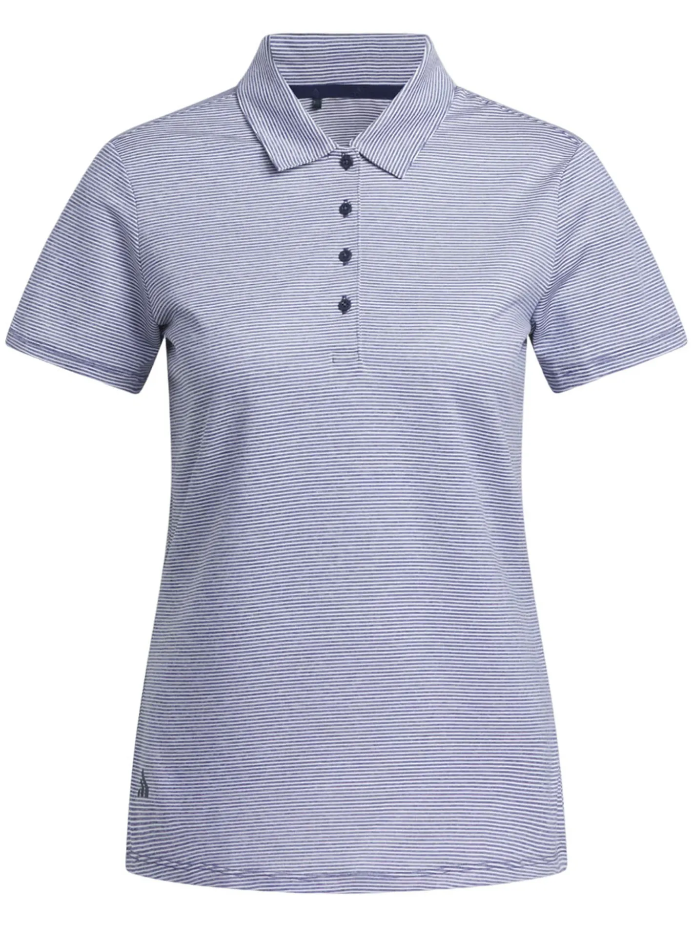 Women Adidas Womens Ottoman Short Sleeve Polo Shirt - Collegiate Navy
