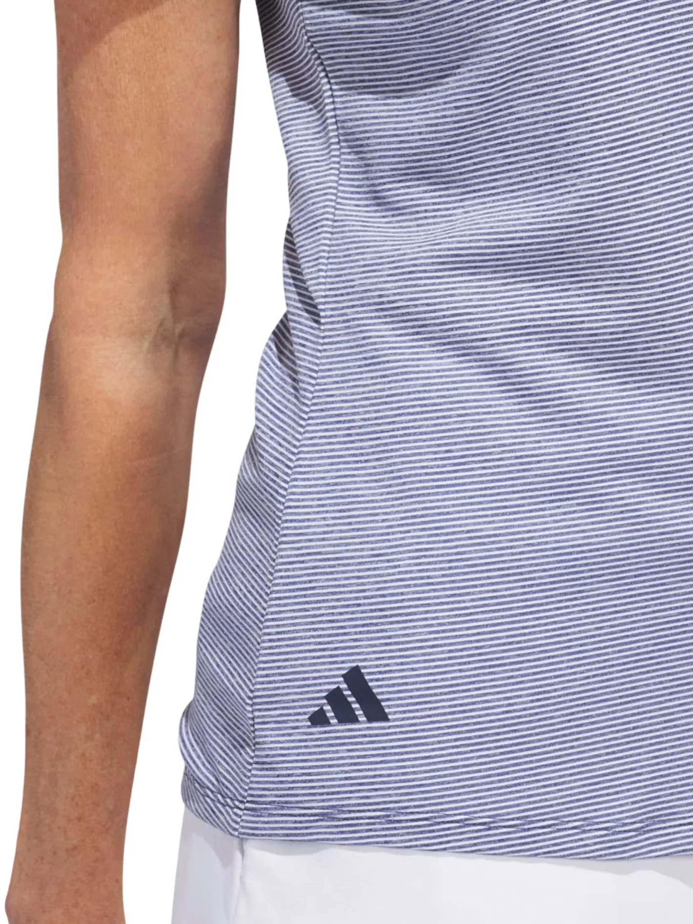 Women Adidas Womens Ottoman Short Sleeve Polo Shirt - Collegiate Navy