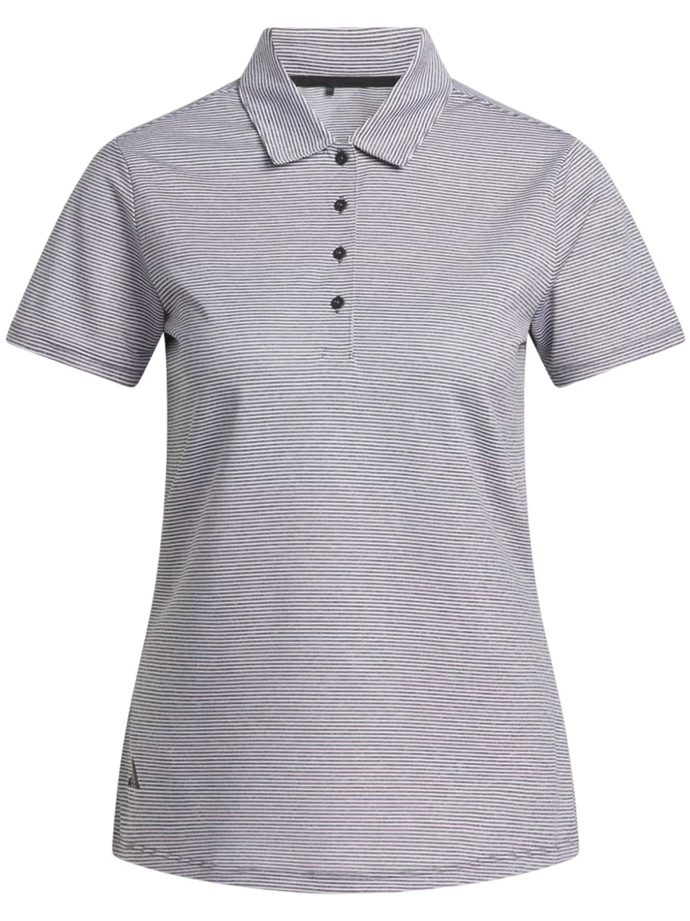 Women Adidas Womens Ottoman Short Sleeve Polo Shirt - Black