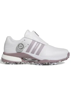 Adidas Women's Tour360 24 BOA Boost Golf Shoes - Dash Grey/Preloved Fig