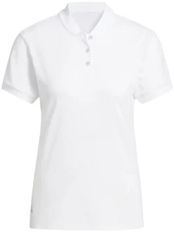 Women Adidas Womens Ultimate365 Diamond Jacquard Polo Shirt - White