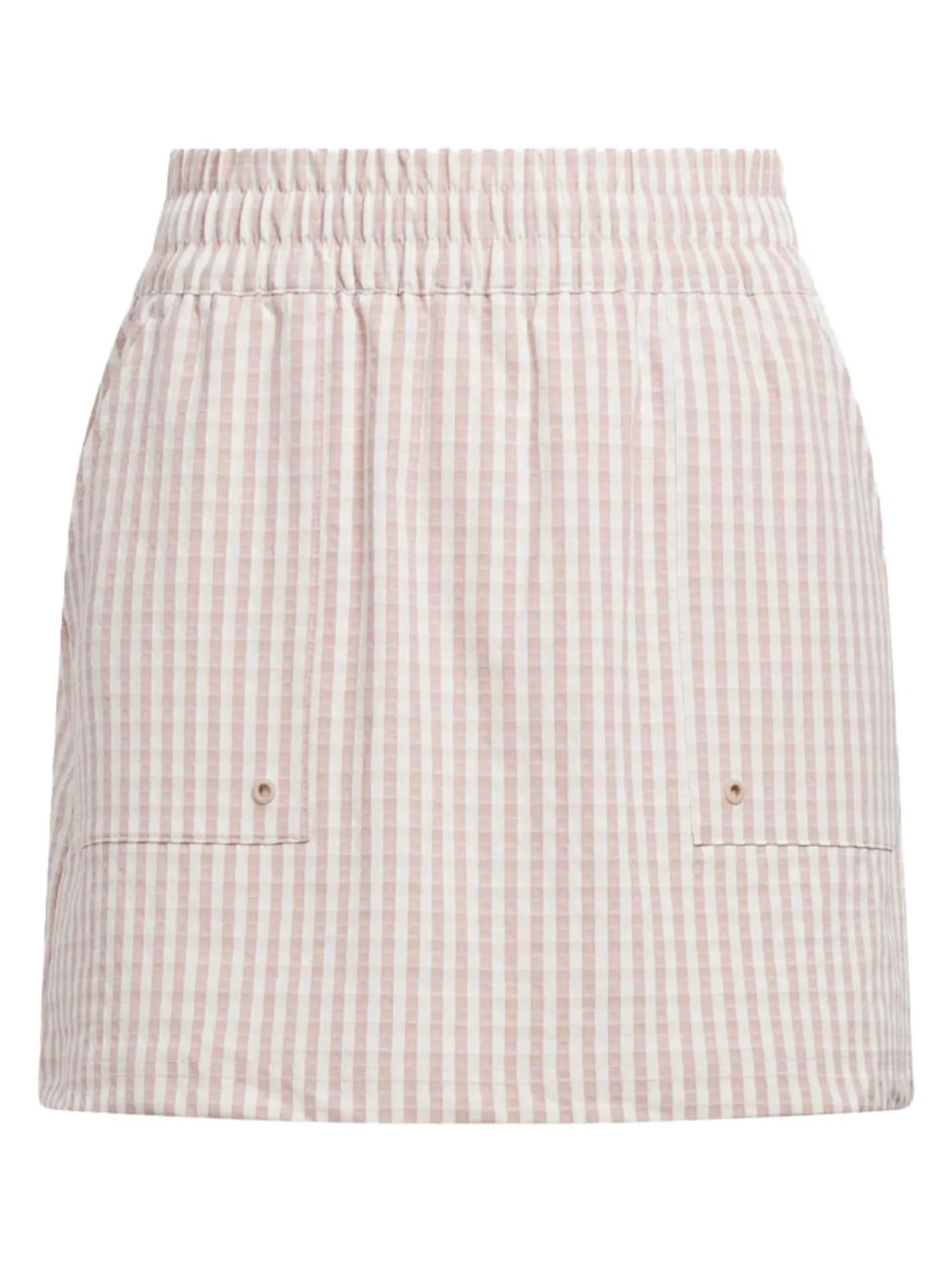 Women Adidas Womens Ultimate365 Gingham 15-Inch Skort - Wonder Taupe