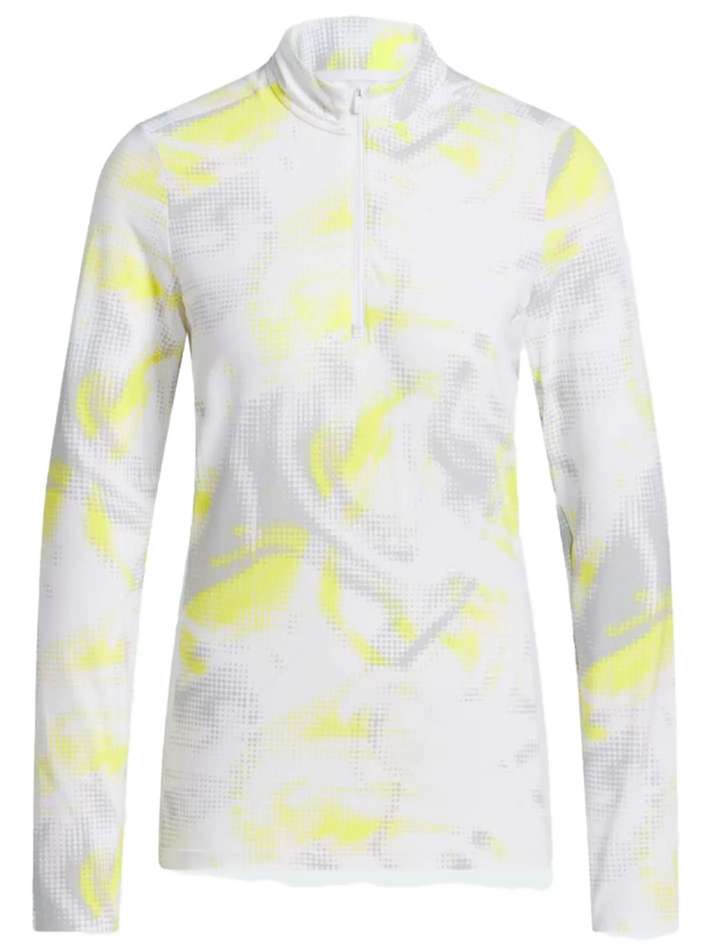Women Adidas Womens Ultimate365 Printed Quarter-Zip Mock - White