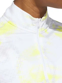 Women Adidas Womens Ultimate365 Printed Quarter-Zip Mock - White