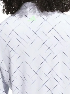 Women Adidas Womens Ultimate365 Printed Quarter-Zip Mock Neck Top - White