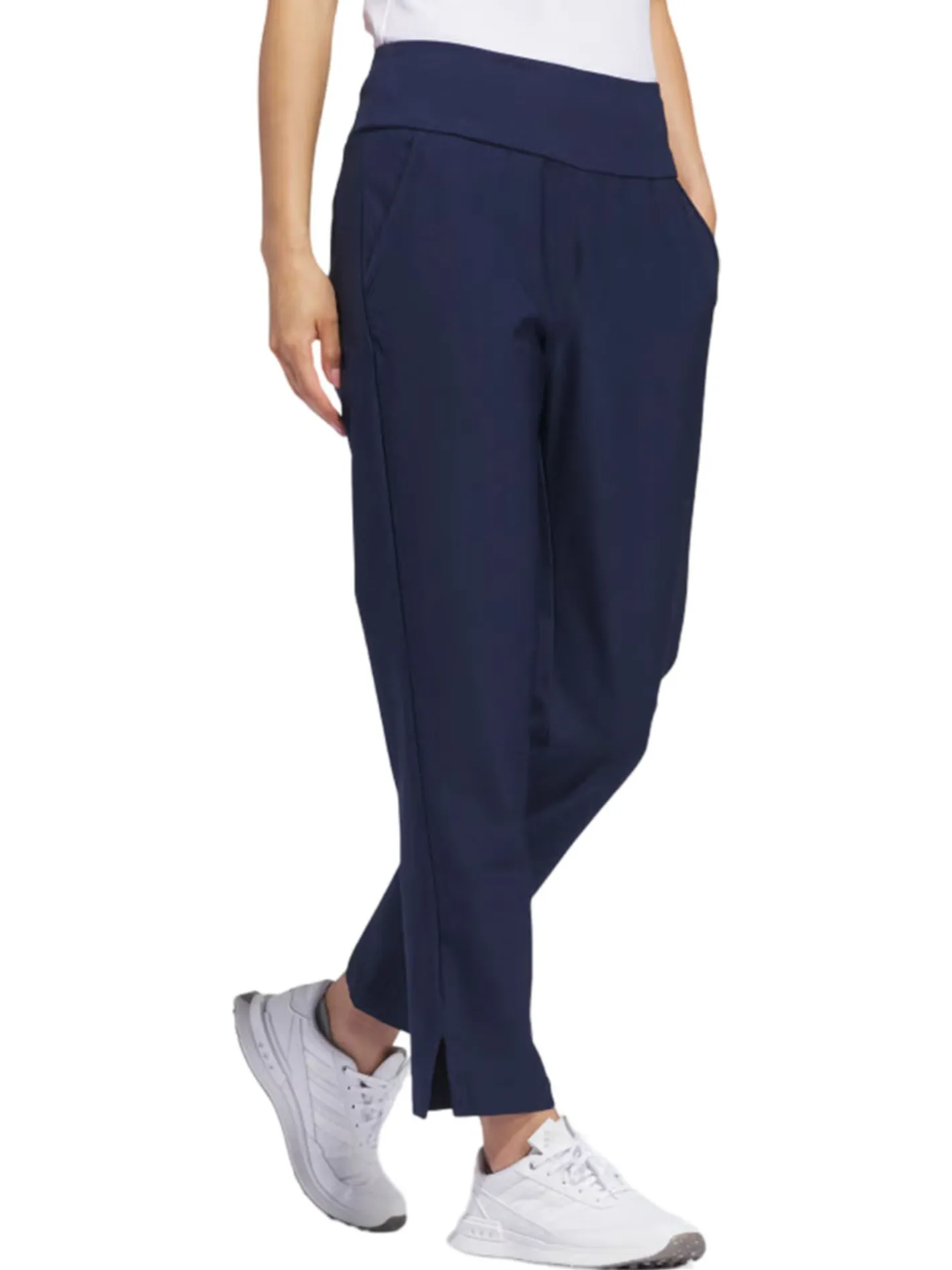 Women Adidas Womens Ultimate365 Solid Ankle Pant - Collegiate Navy