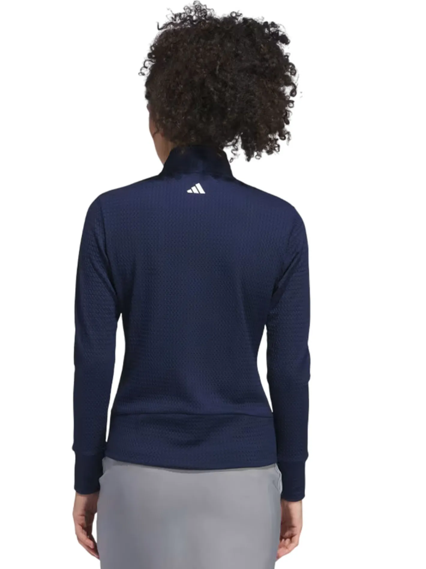 Women Adidas Womens Ultimate365 Texture Jacket - Collegiate Navy
