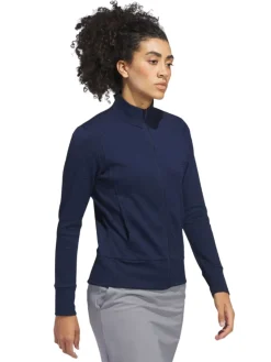 Women Adidas Womens Ultimate365 Texture Jacket - Collegiate Navy