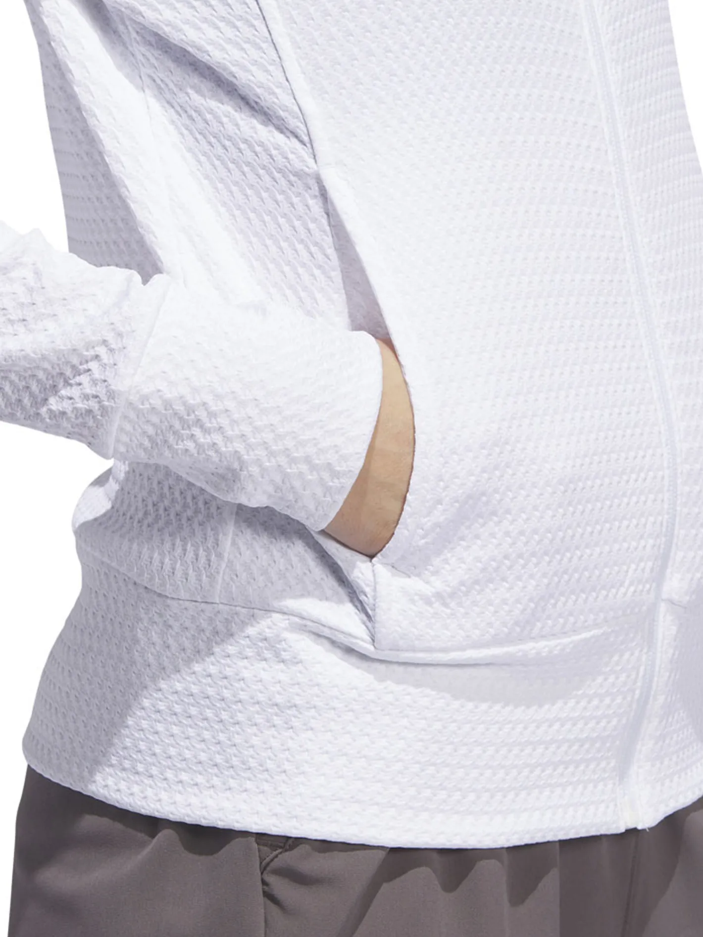 Women Adidas Womens Ultimate365 Texture Jacket - White