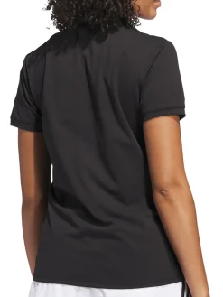 Women Adidas Womens Ultimate365 Tour Twistknit Polo Shirt - Black