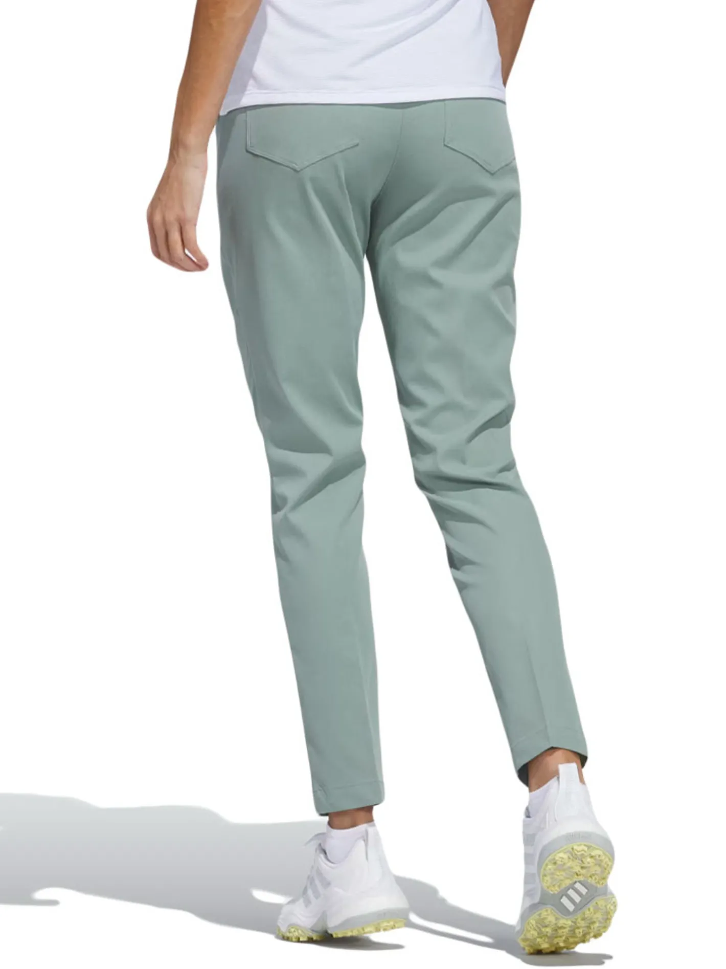 Women Adidas Womens Ultimate365 Tour TWISTKNIT 5-Pocket Pant - Silver Green
