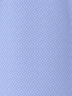 Ben Hogan 2 Tone Micro Geo Jacquard Polo - Cornflower Blue
