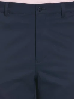Ben Hogan Active Waistband Flat Front 9-Inch Golf Short - Black Iris
