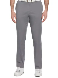 Ben Hogan Active Waistband Flat Front Golf Pant - Quiet Shade
