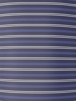 Ben Hogan Birdseye Printed Stripe Polo Shirt - Peacoat