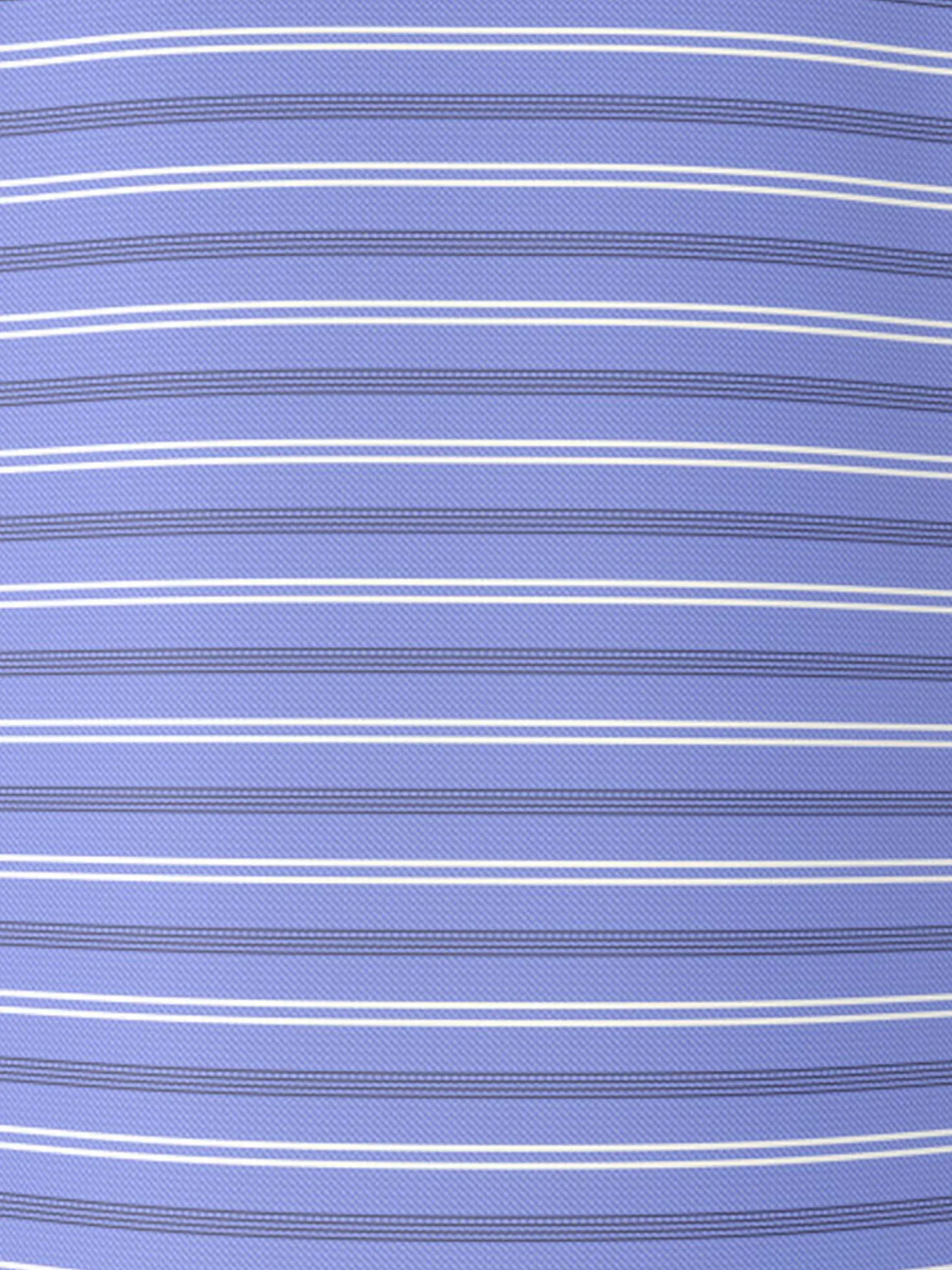 Ben Hogan Birdseye Printed Stripe Polo Shirt - Cornflower Blue