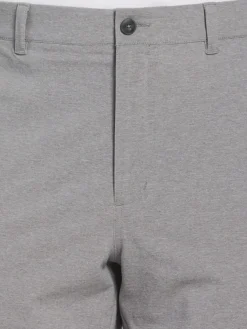 Ben Hogan Performance Flat Front 8-Inch Golf Short - Dark Heather Grey