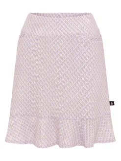 Women Birdee Sport Women's Solitaire Wave 18" Skort - White/Lilac