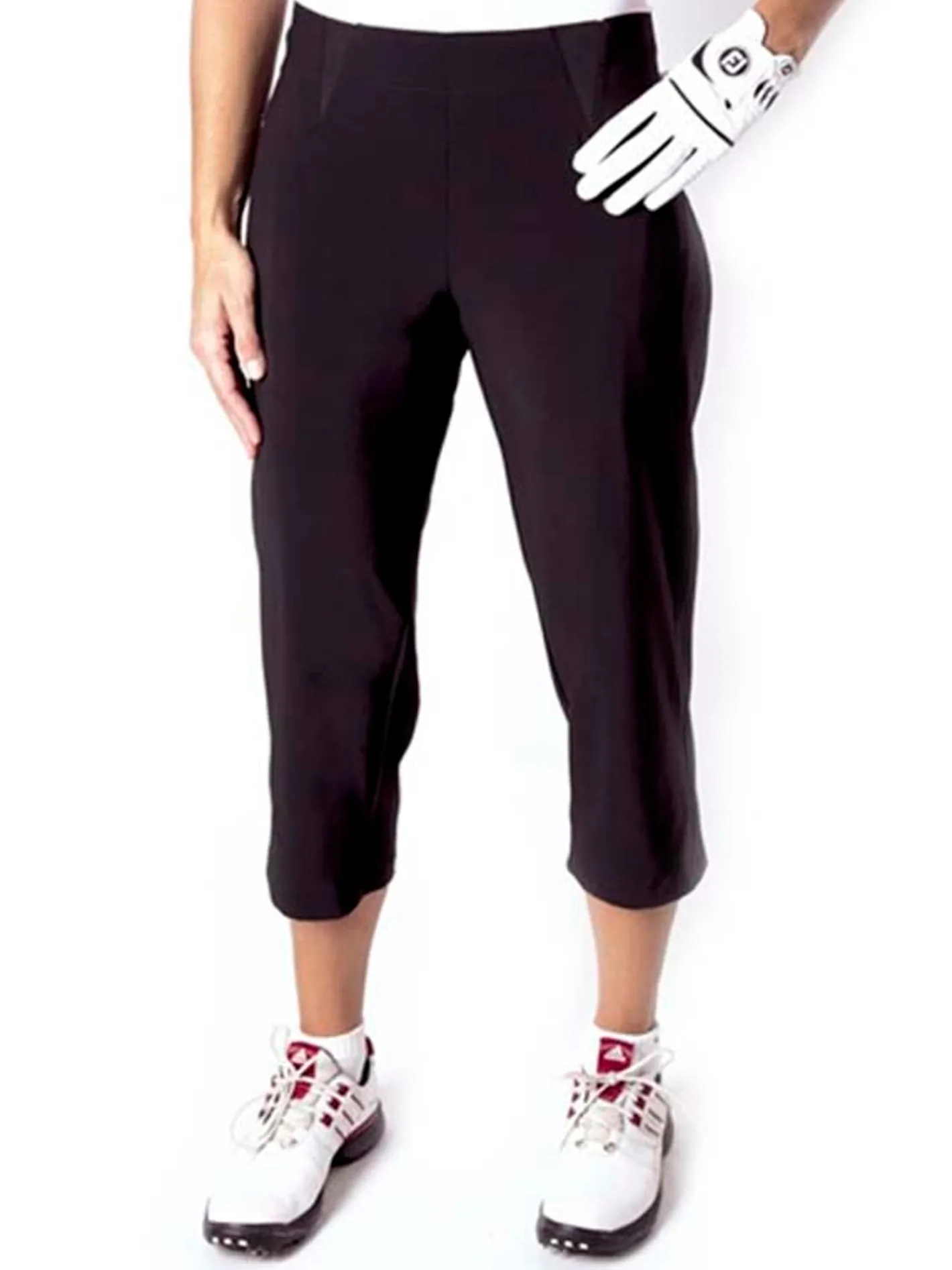 Women Birdee Sport Women's Techno Slide On Capri - Black