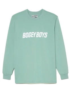 Bogey Boys Bold Logo Longsleeve T-Shirt - Fair Green