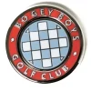 Bogey Boys Check Ball Marker - Tangerine