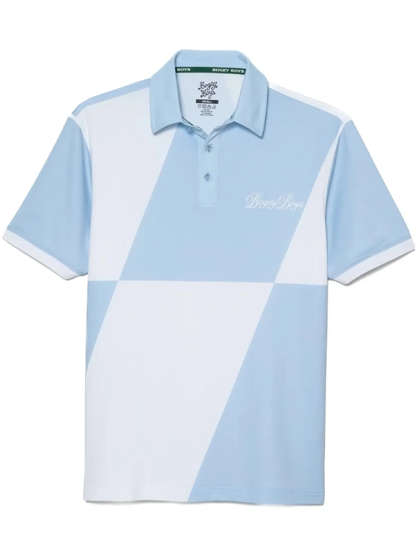 Bogey Boys Slanted Athletic Polo - Iceberg