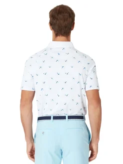 Callaway All Over Birdie Polo - Bright White