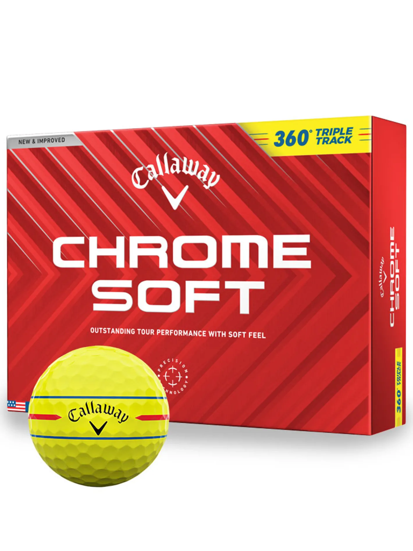 Callaway Chrome Soft 360 Triple Track 2024 Golf Balls