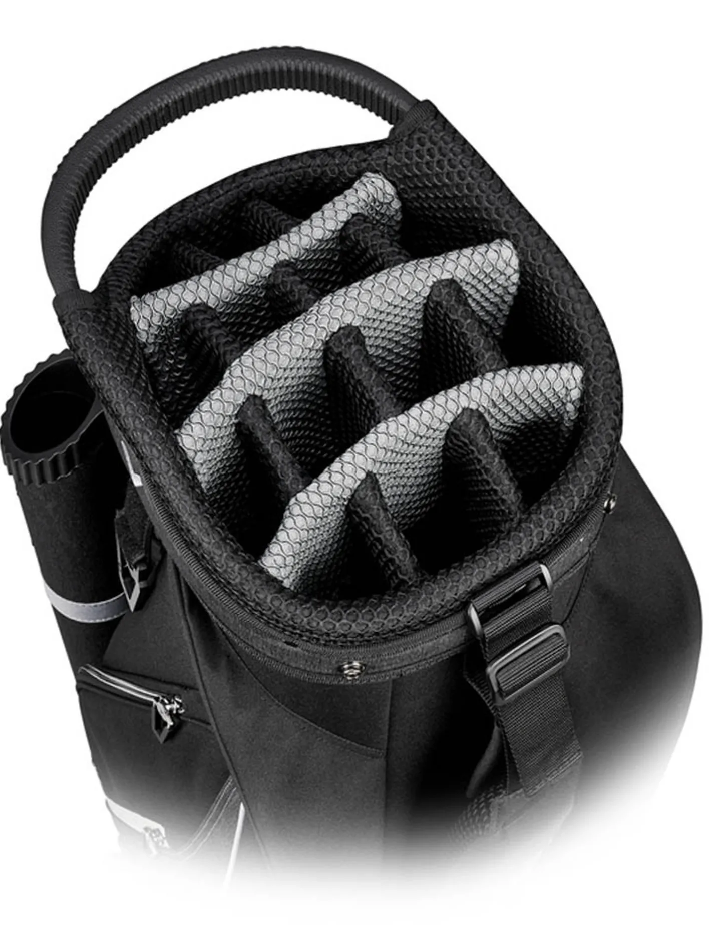 Callaway Forrester 19 Cart Bag - Black Silver
