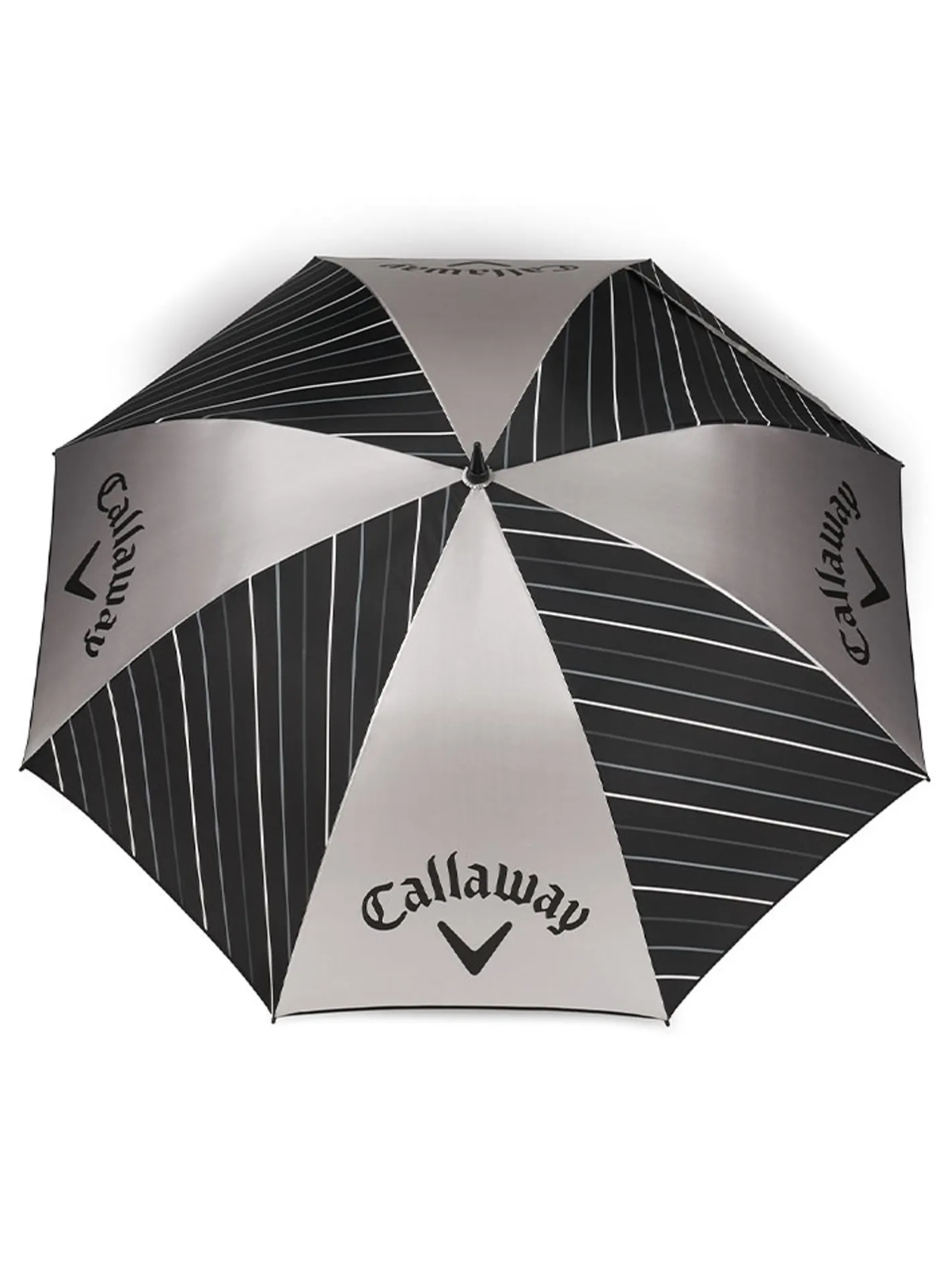 Callaway UV Umbrella - Black/Silver/White