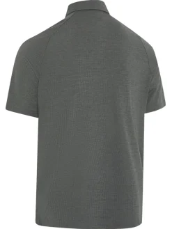 Callaway Ventilated Classic Jacquard Golf Polo - Caviar