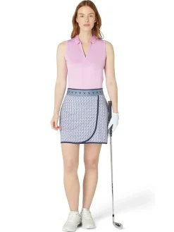 Women Callaway Women's Chev Geo 17-Inch Wrap Skort - Flint Stone