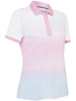 Women Callaway Women's Chev Gradient Polo - Brilliant White