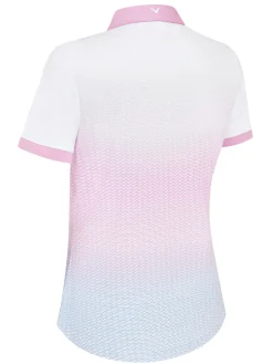 Women Callaway Women's Chev Gradient Polo - Brilliant White
