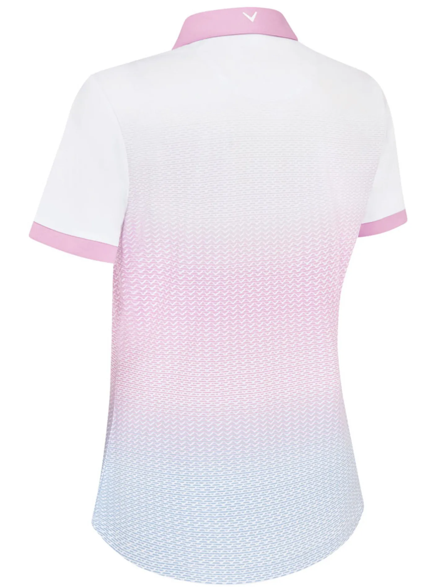 Women Callaway Women's Chev Gradient Polo - Brilliant White