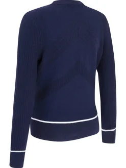 Women Callaway Women's Chev Sweater - Peacoat