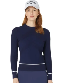 Women Callaway Women's Chev Sweater - Peacoat