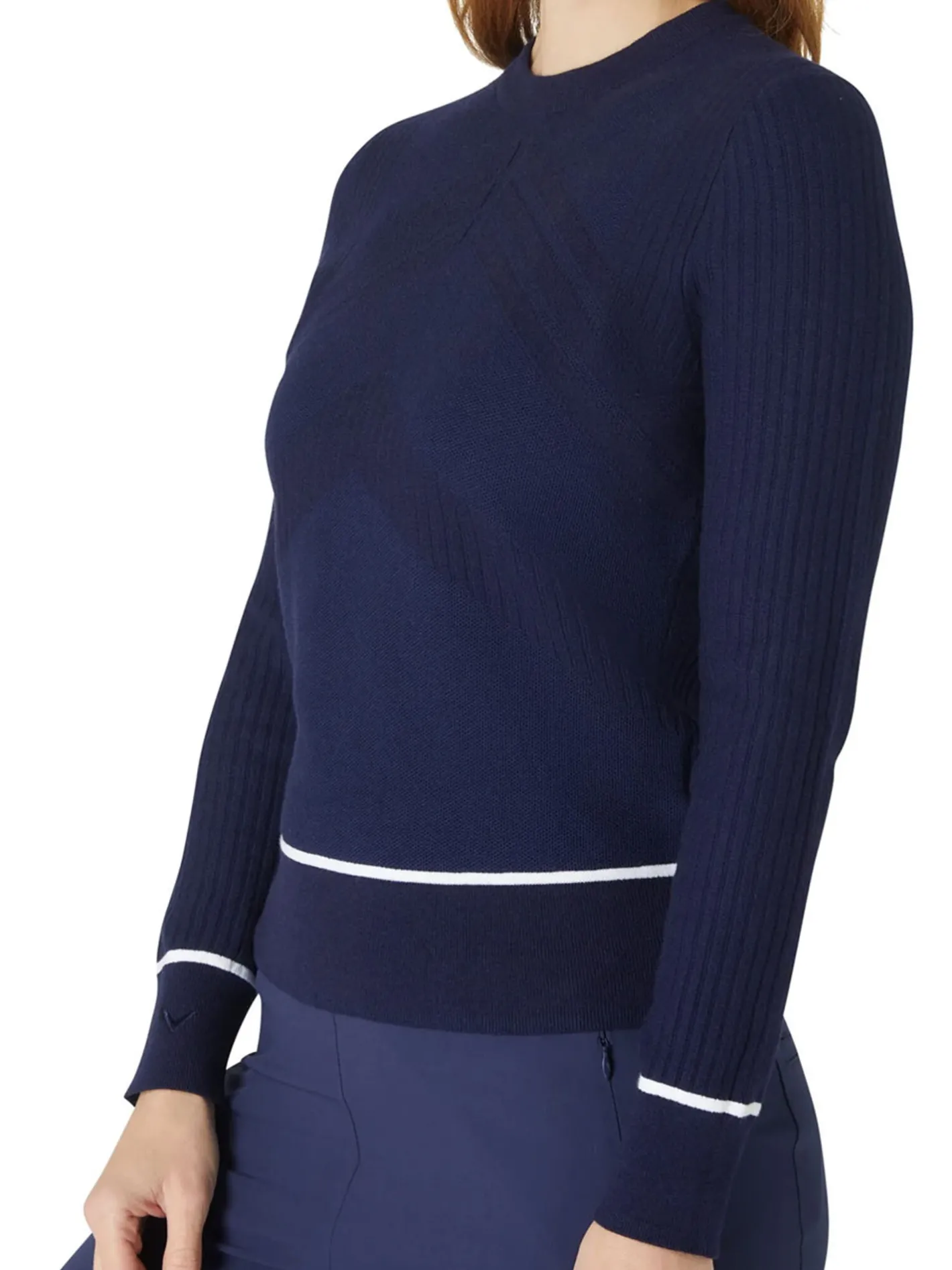 Women Callaway Women's Chev Sweater - Peacoat