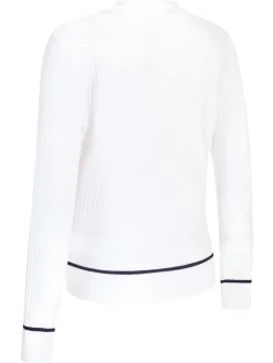 Women Callaway Women's Chev Sweater - Brilliant White