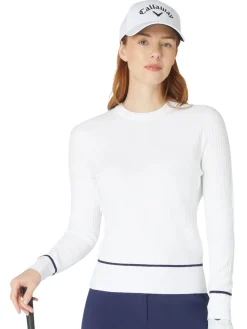 Women Callaway Women's Chev Sweater - Brilliant White