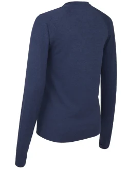 Women Callaway Women's Crew Neck Base Layer - True Navy Heather