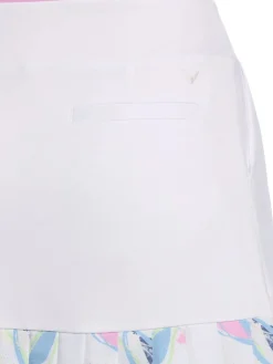 Women Callaway Women's Linear Petals 17-Inch Skort - Brilliant White