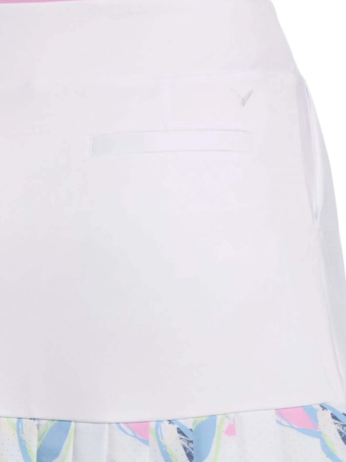 Women Callaway Women's Linear Petals 17-Inch Skort - Brilliant White