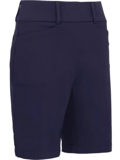 Women Callaway Women's Pull-On Stretch Golf Short (24cm/9.5") - Peacoat