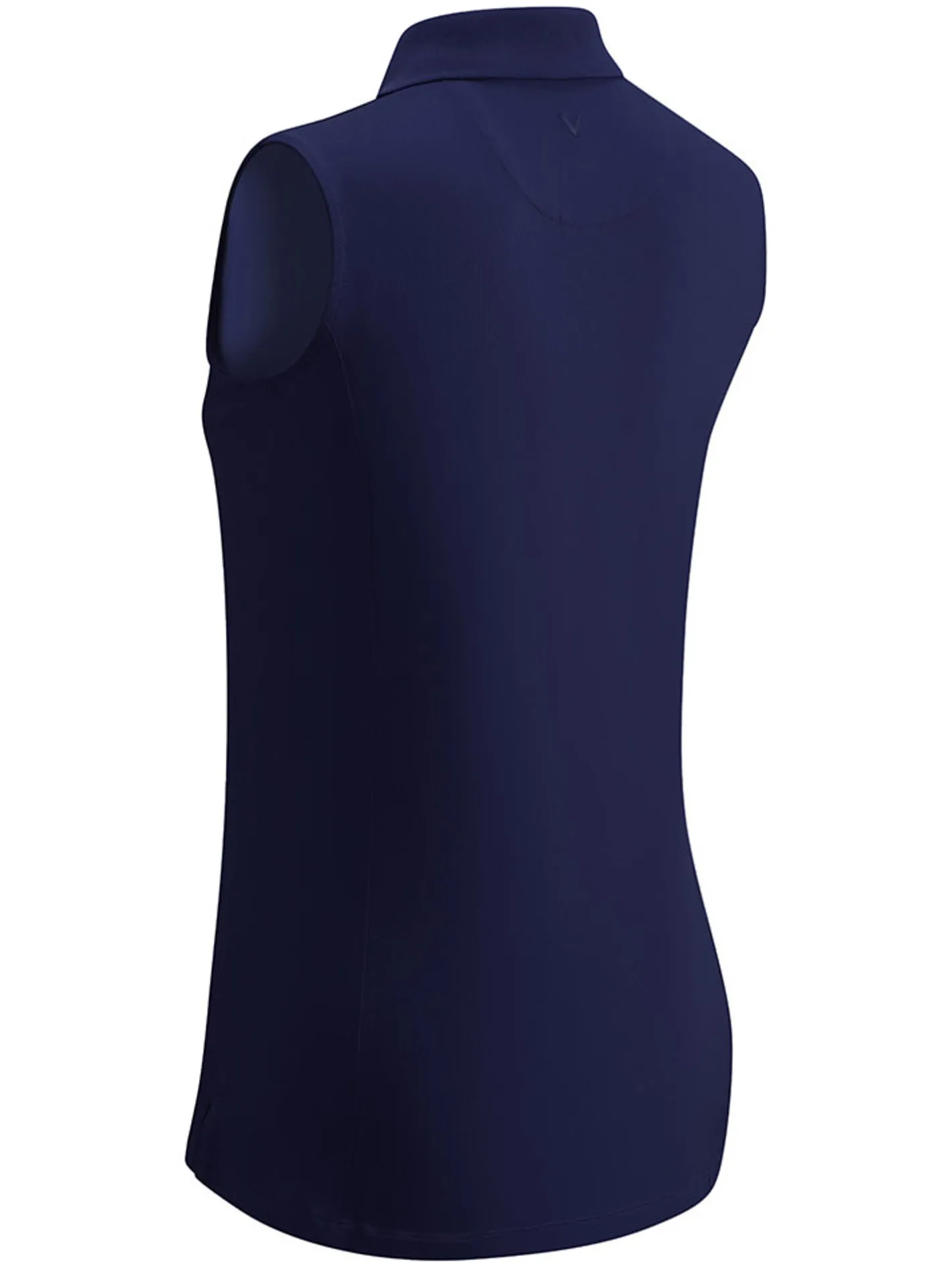 Women Callaway Women's Sleeveless Knit Polo - Peacoat