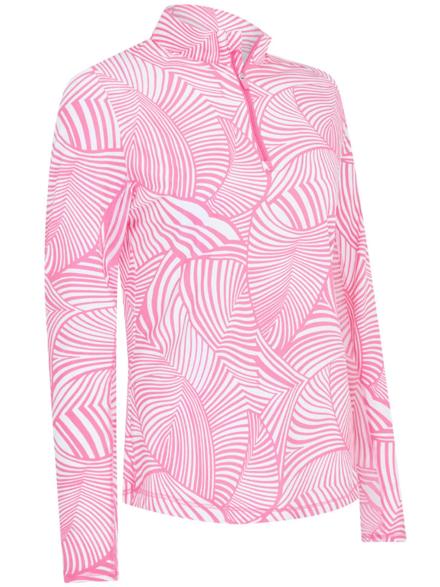 Women Callaway Women's Stencil Floral Sun Protection Top - Cheeky Pink